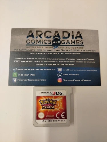 Pokemon Sole Pokémon Sun 3DS Nintendo Solo Cartuccia Loose